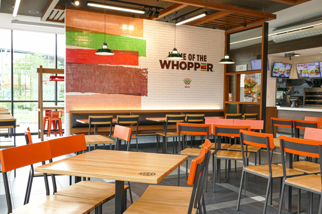 BURGER KING Prime in Rüsselsheim - Seating area