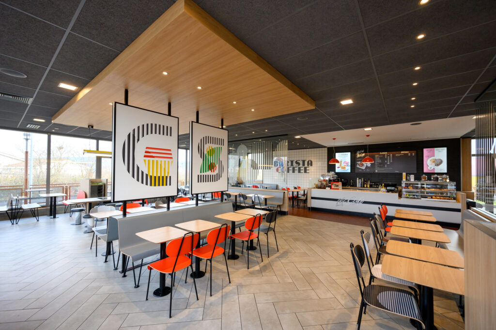 McDonald's Geometry in Weilerswist - Raumteiler