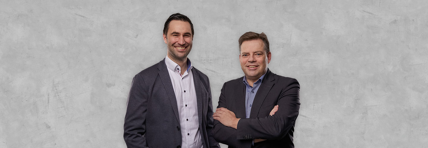 Geschäftsführung bei REINHOLD KELLER: Christopher Bauer und Dr. Henning Wagner