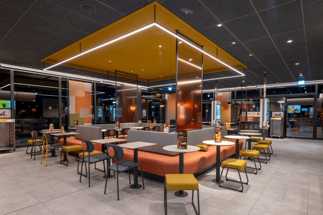 McDonald's CUBE Stockstadt, Essbereich