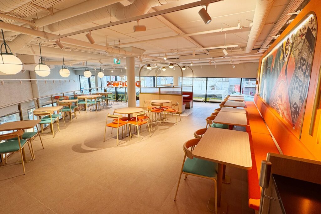 Popeyes Neuchâtel, Seatingarea, REINHOLD KELLER Group