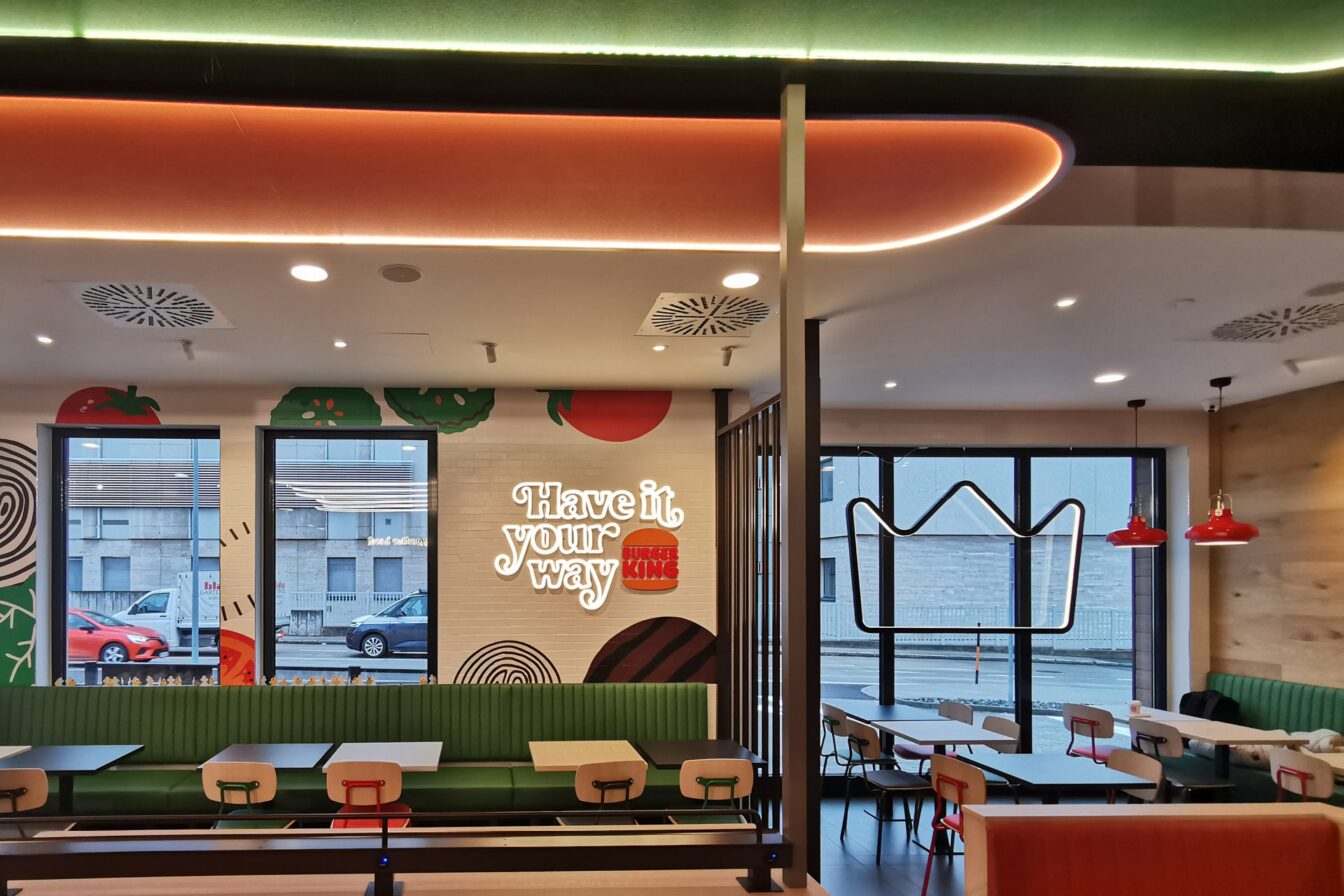 BURGER KING® Korneuburg, Schriftzug