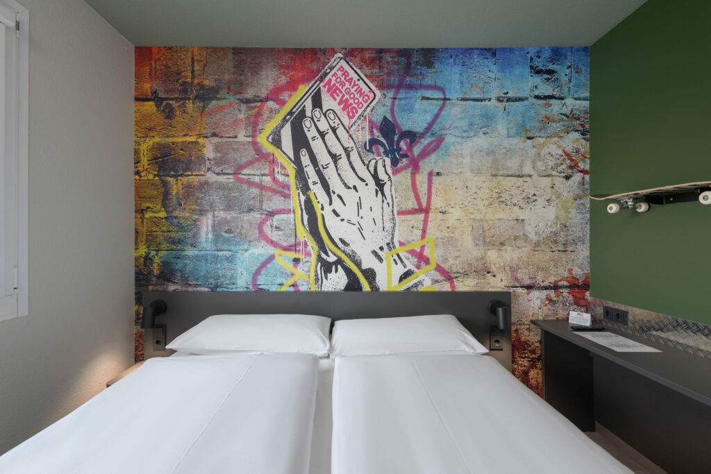 Felix Hotel Darmstadt Downtown, Wanddesign Beten