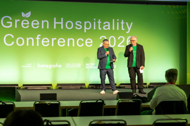 Green Hospitality Conference 2026, Dominik Tanner und Peter Joehnk, REINHOLD KELLER