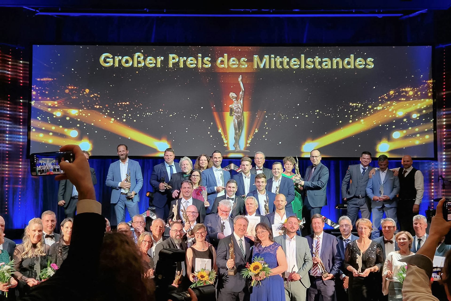 Großer Preis des Mittelstandes 2026, Gruppenbild, REINHOLD KELLER
